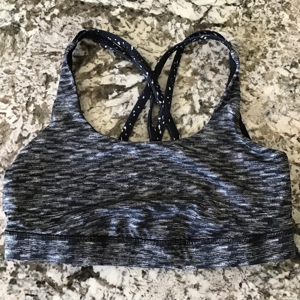 Lululemon Energy Bra Dramatic Static Crystalline 8 - image 2